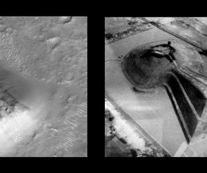 Tajemnicze konstrukcje odkryte na Marsie. Piramida i papuga