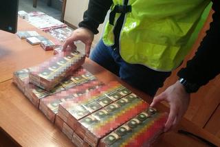 Policja przeszukała posesję w Żninie i znalazła NIELEGALNY towar wart ponad 41 tys. zł [ZDJĘCIA] 