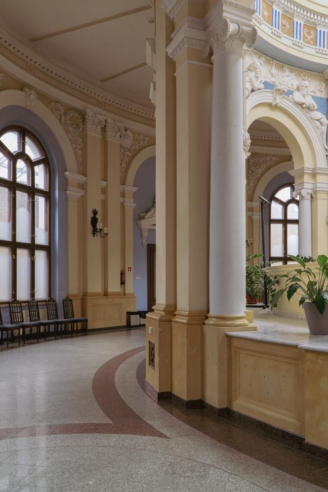 Wnętrze Zdroju Wojciech. Lądek-Zdrój na Dolnym Śląsku