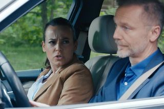 M jak miłość odc. 1885. Magda (Anna Mucha), Andrzej Budzyński (Krystian Wieczorek)