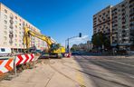 Tramwaj do Dworca Zachodniego w budowie