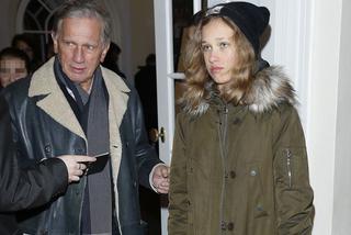 Jan Englert i jego córka Helena