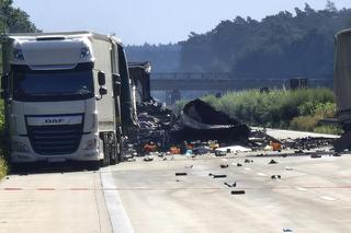 Wielka eksplozja na autostradzie! Dwóch Polaków nie żyje. Tragiczne ustalenia