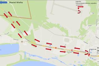 Protest rolników w Toruniu i okolicach. Mapy ze szczegółami