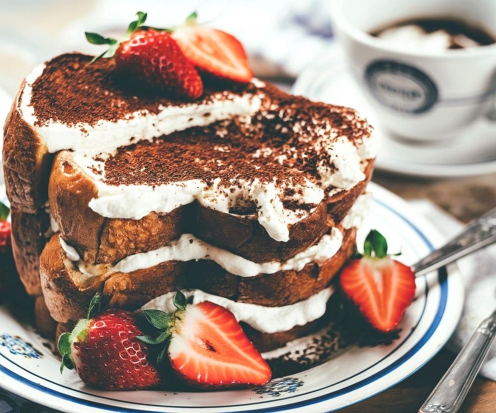 Aromatyczne francuskie tosty à la tiramisu. Ten smak podbija serca
