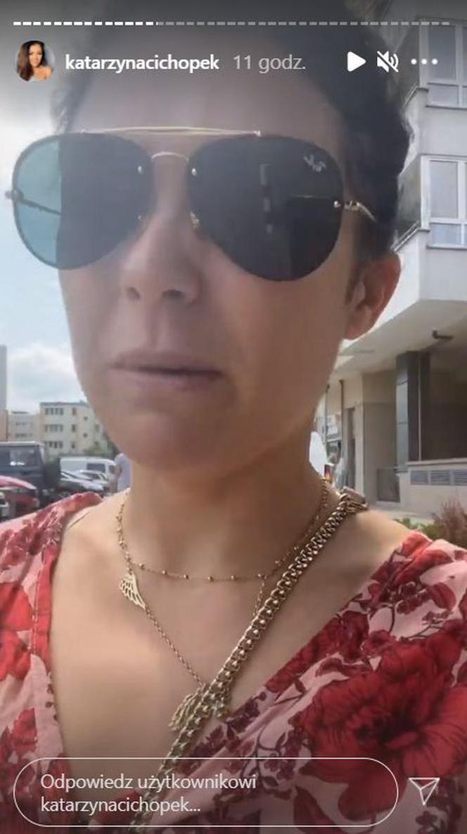 M jak miłość: Katarzyna Cichopek (Kinga) walczy ze szkodnikami na Instagramie