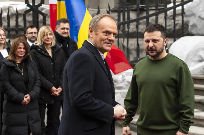 Premier Donald Tusk spotkał się w Kijowie z prezydentem Wołodymyrem Zełenskim