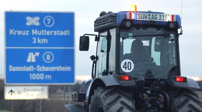 Strajk rolników w Niemczech