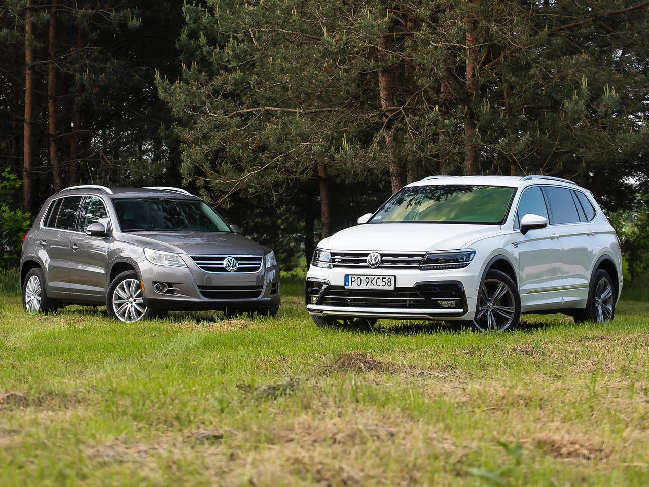 Tak zmienił się niemiecki przebój. Volkswagen Tiguan Allspace to olbrzym w porównaniu z pierwszą generacją