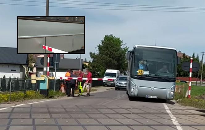 Autobus z dziećmi wjechał na przejazd kolejowy. Wszczęto śledztwo. Ile grozi kierowcy?