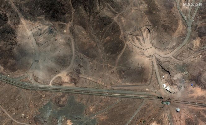 Zniszczenia po ataku na Iran