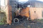Groźny pożar w Dobromierzu! Z ogniem walczyło kilka zastępów straży pożarnej! [ZDJĘCIA]