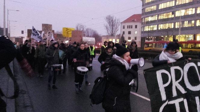 Protest studentów i studentek we Wrocławiu