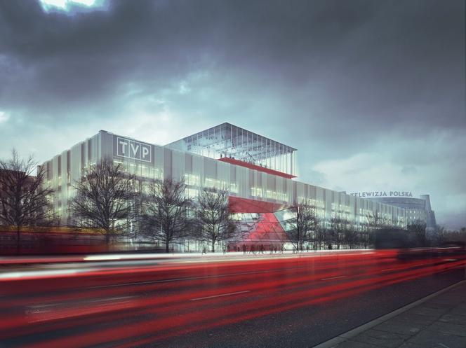 Nowy budynek TVP w Warszawie [projekt wyróżniony]
