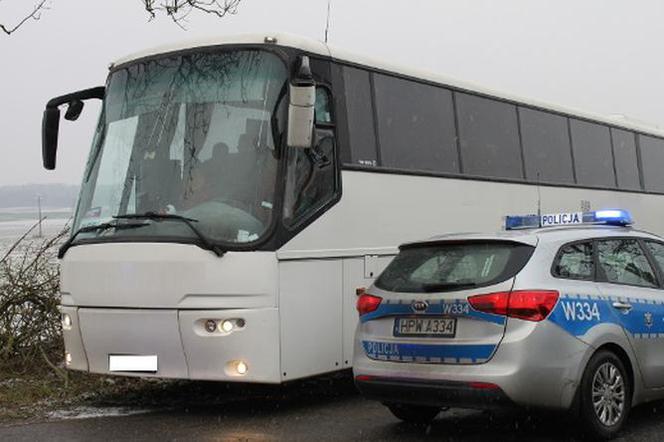 Zderzenie ciężarówki i autobusu