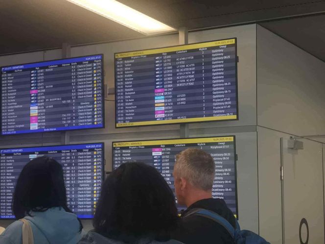 Drony nad Polską. Lotnisko Chopina