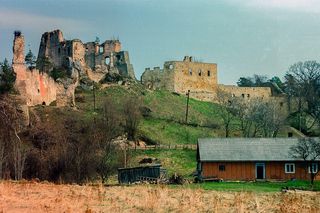 Ruiny Zamku Kamieniec na Podkarpaciu