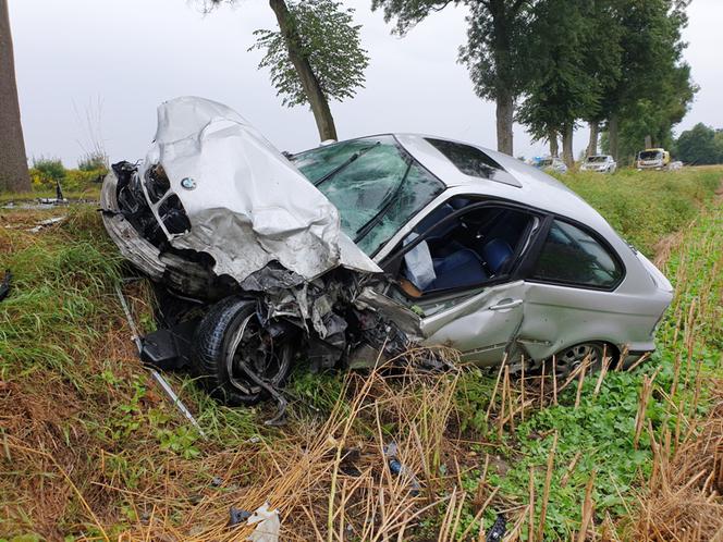 Groźnie wyglądający wypadek pod Braniewiem