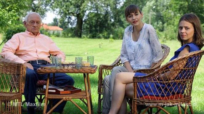 M jak miłość odc. 1022. Eryka Buford (Marta Juras), Janka (Joanna Osyda), Lucjan (Witold Pyrkosz)