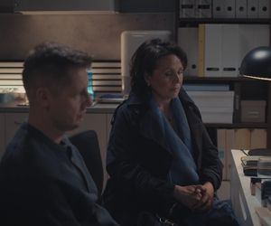 M jak miłość odc. 1876. Paweł (Rafał Mroczek) Marysia (Małgorzata Pieńkowska)