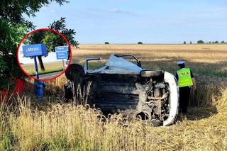 Wypadek na drodze krajowej nr 91. Śmiertelne zderzenie BMW i fiata. 50-latka nie żyje [ZDJĘCIA]