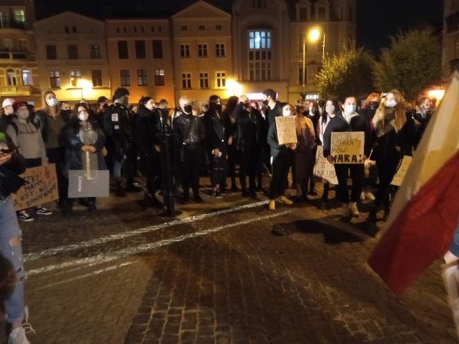 Kolejne protesty kobiet w Grudziądzu