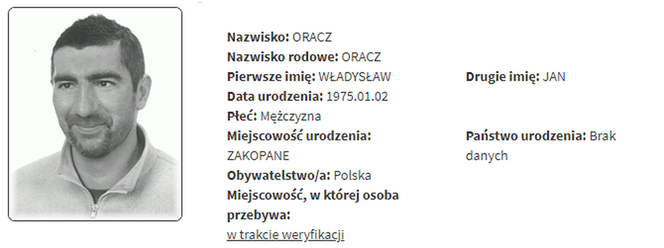 ORACZ WŁADYSŁAW