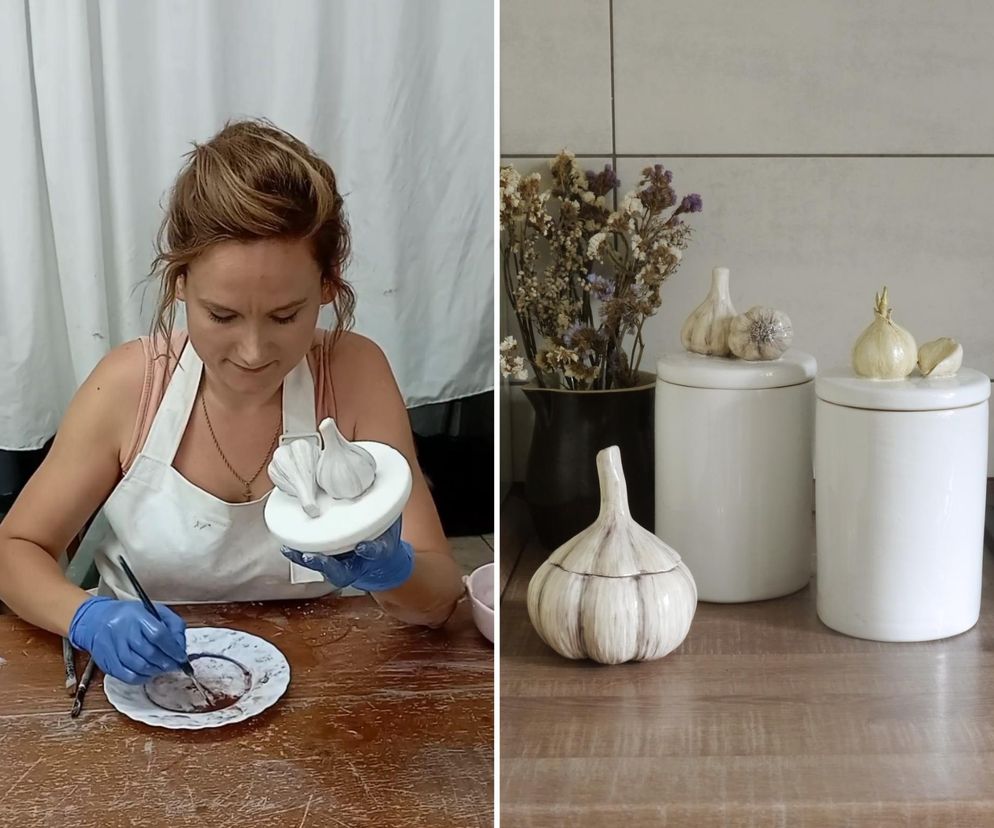 Monika tworzy ceramikę inspirowaną dzieciństwem na wsi