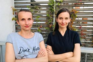 Sylwia Spurek z siostrą Anną