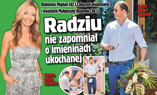 Radziu nie zapomniał o imieninach ukochanej