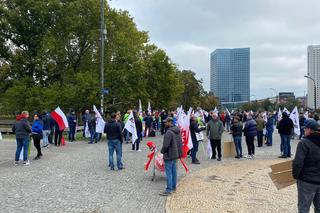 Protest SKP w Warszawie