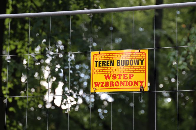 Rewitalizacja parku Bronowickiego w lublinie - postęp prac na koniec lipca 2025