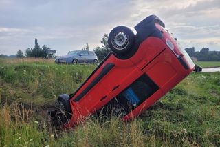 Dachowanie samochodu na DK-50