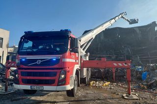 Nowe informacje po pożarze w Kawlach. Co dalej z poszukiwaniami zaginionego strażaka?