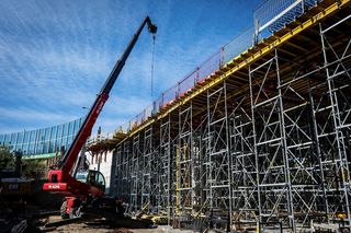 Południowy wiadukt Trasy Łazienkowskiej (październik 2025)