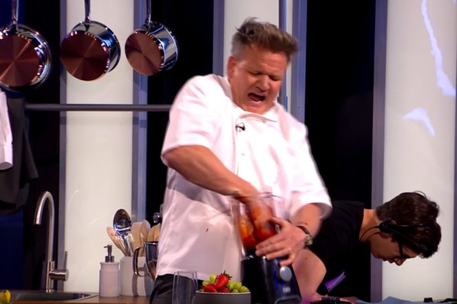 Gordon Ramsay zblendował sobie palce