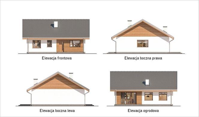 Projekt domu C333j Miarodajny wariant X - wizualizacje, plany, propozycje aranżacji, zdjęcia z budowy