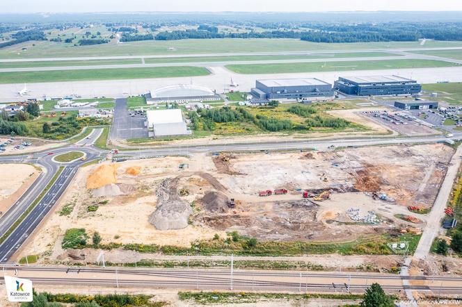 Trwa budowa nowego parkingu na lotnisku w Pyrzowicach