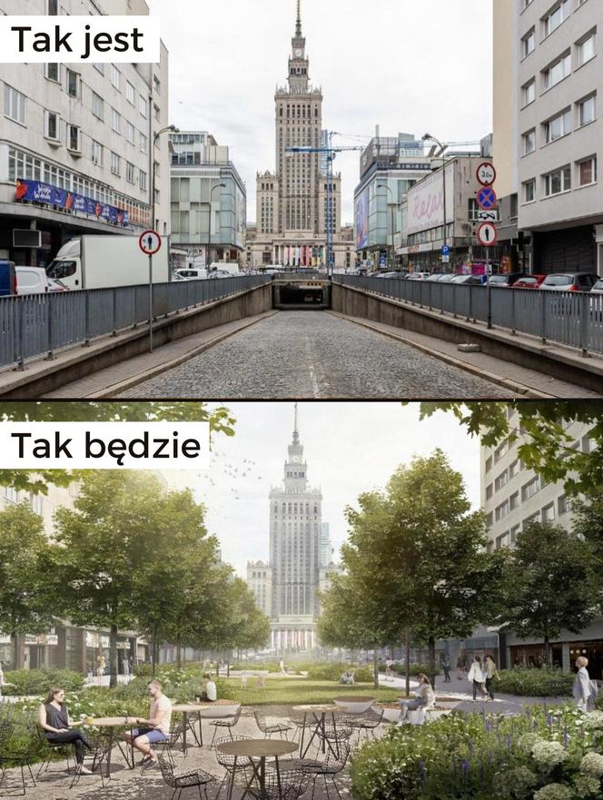 Zielona rewolucja w centrum Warszawy - wizualizacje