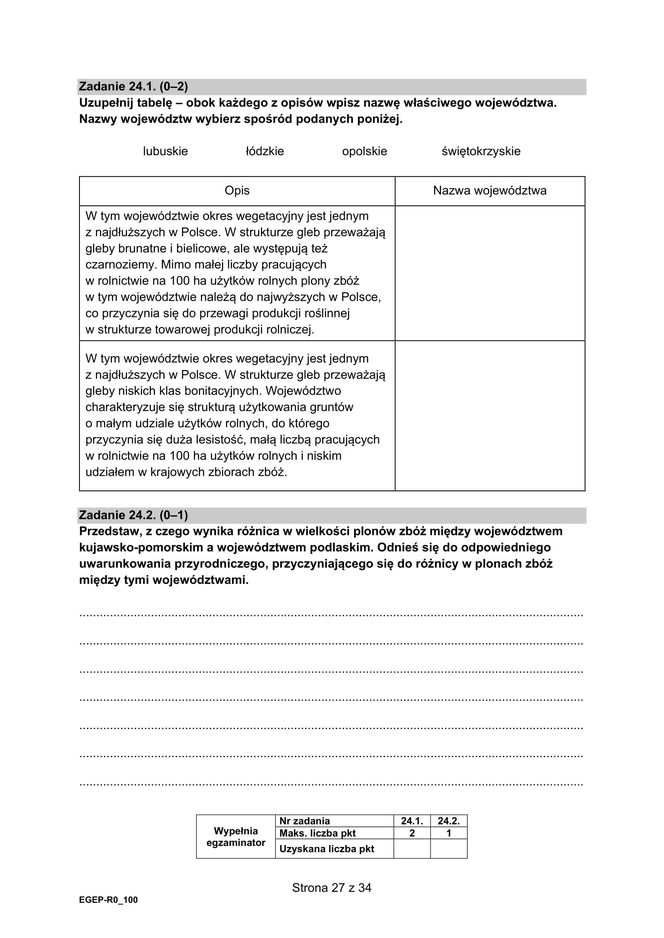 Matura 2025 geografia - arkusz CKE 15.05.2025 - Formuła 2015	