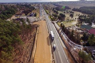 Remont gierkówki DK 91 zdjęcia styczeń 2024