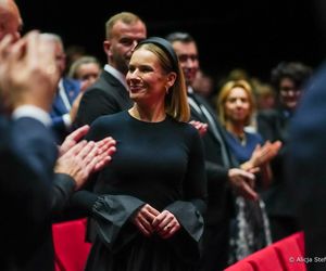 Marta Nawrocka w Operze Lubelskiej. Klasa, uśmiech i piękny gest