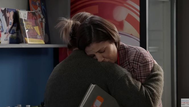 	Pierwsza miłość odc. 3974. Kinga (Aleksandra Zienkiewicz), Marysia (Aneta Zając)