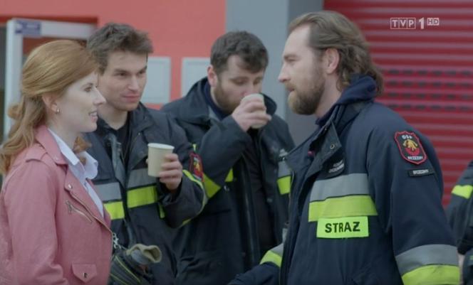 Remiza odc. 9. Ewa, Robert (Ziemowit Wasielewski), Paweł (Mateusz Dymidziuk), Tomasz (Łukasz Oleś)