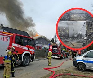 Pożar pod Gdańskiem. Ogień zajął budynek mieszkalny. Ewakuowano mieszkańców