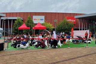 Strefa Kibica w Porcie Łódź. Mecz Polska - Holandia