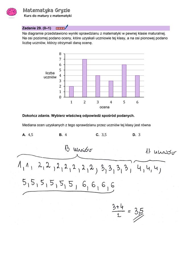 Matura z matematyki 2024 - ODPOWIEDŹ - ZADANIE 29