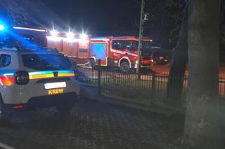 Pożar karetek w Grójcu