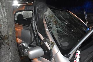 Toyota roztrzaskała się na drzewie, 20-latka nie miała szans