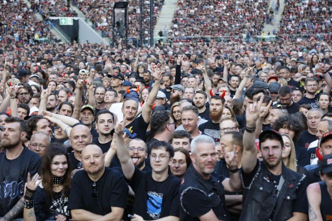 Koncert AC/DC w Warszawie (4.07.2025) - część druga. Organizatorem koncertu jest Live Nation